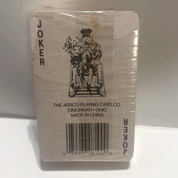 Vintage Playing Cards Floral Back - Picture 3 of 6